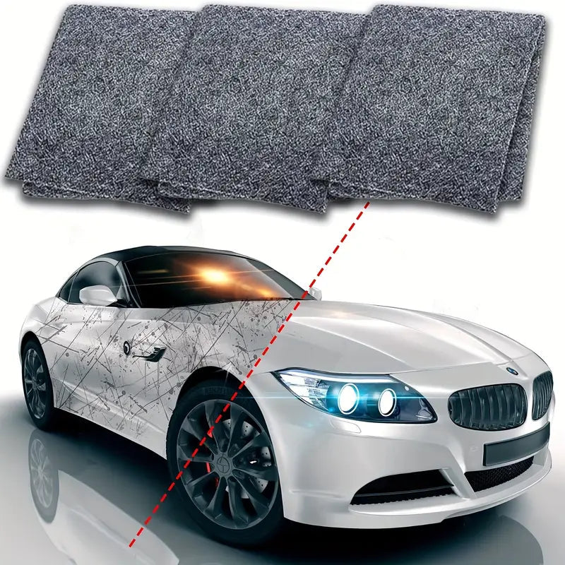 3-Pieces: Visnfa Nano Scratch Repair Cloth Automotive - DailySale