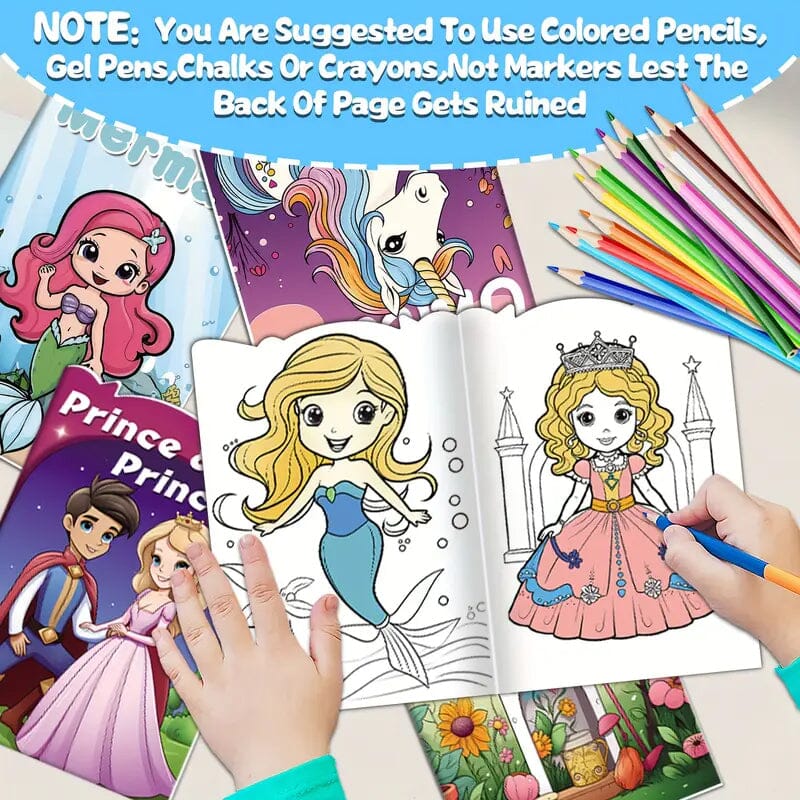 30-Pack: Children's Mini Coloring Book Set Arts & Crafts - DailySale