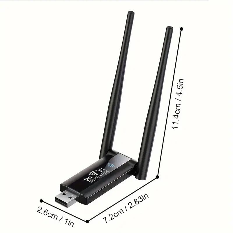 300Mbps 2.4G USB-Wireless Wifi Signal Amplifier Repeater Computer Accessories - DailySale