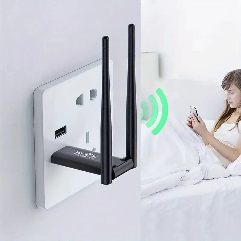 300Mbps 2.4G USB-Wireless Wifi Signal Amplifier Repeater Computer Accessories - DailySale