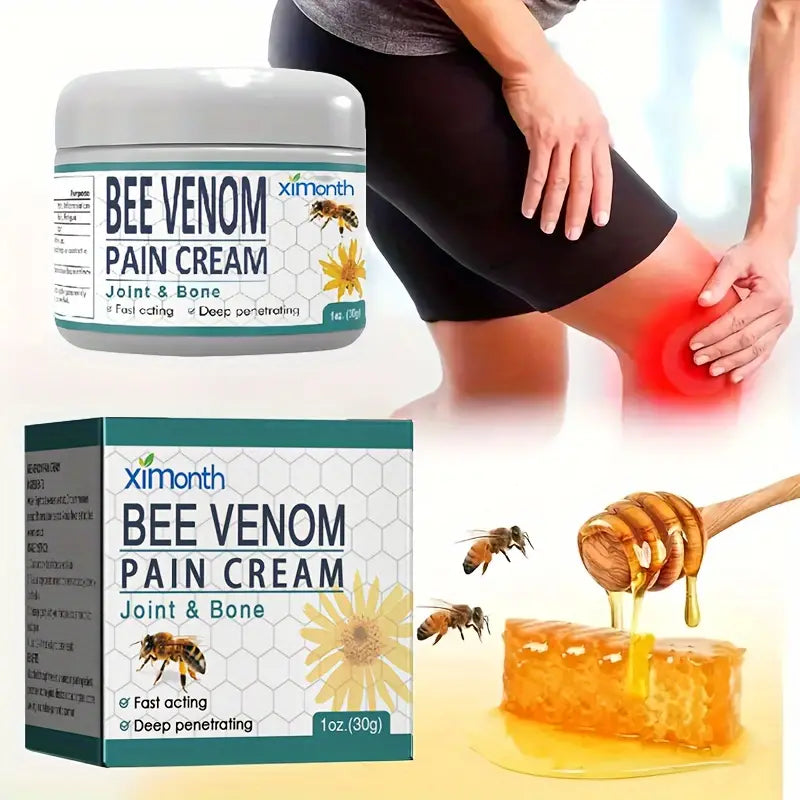 30g Bee Venom Pain Cream for Lumbar, Spine, Hand, Foot, Joint, Shoulder, Neck Wellness - DailySale