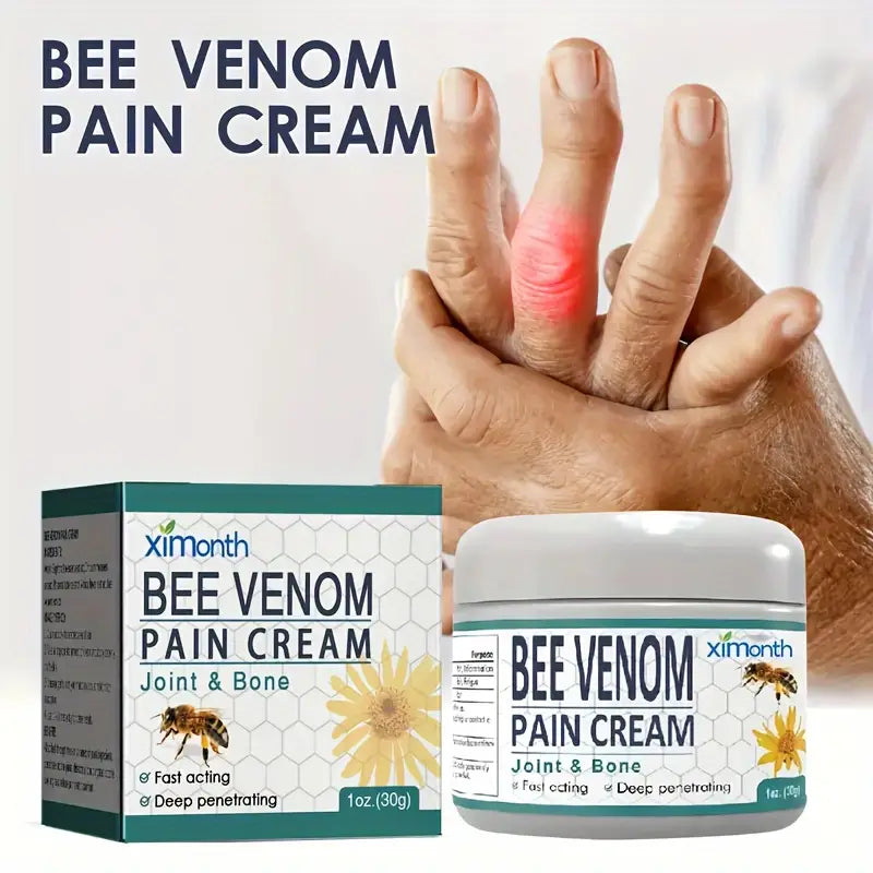 30g Bee Venom Pain Cream for Lumbar, Spine, Hand, Foot, Joint, Shoulder, Neck Wellness - DailySale