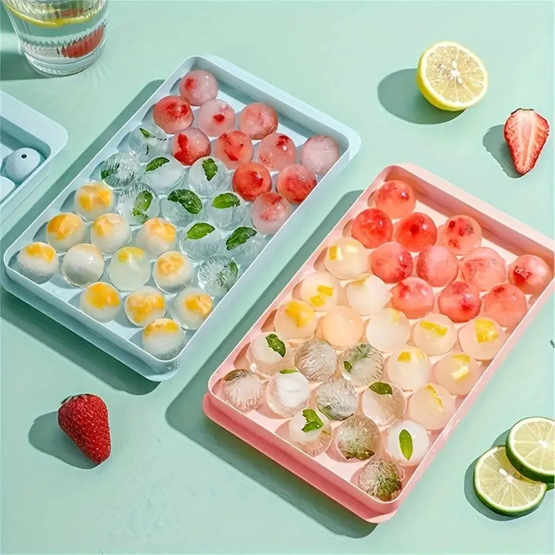 33 Round Shape Ice Cube Maker Tray Kitchen Tools & Gadgets - DailySale