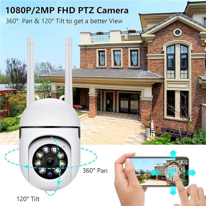 360 Full HD Wi-fi Wireless IP CCTV Security Camera Smart Home & Security - DailySale