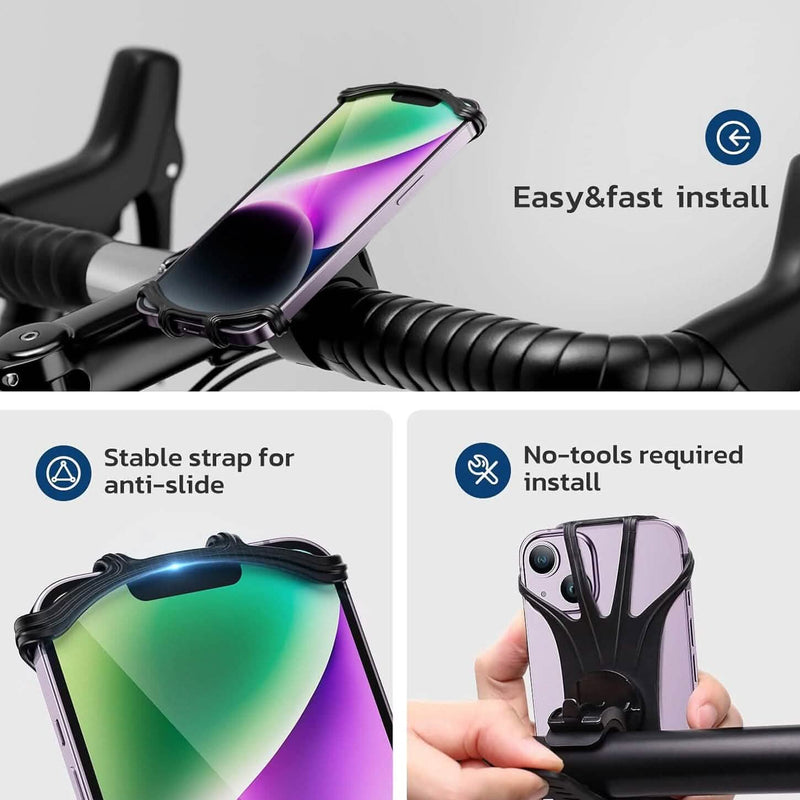 360° Rotatable Waterproof Bike Phone Mount Mobile Accessories - DailySale