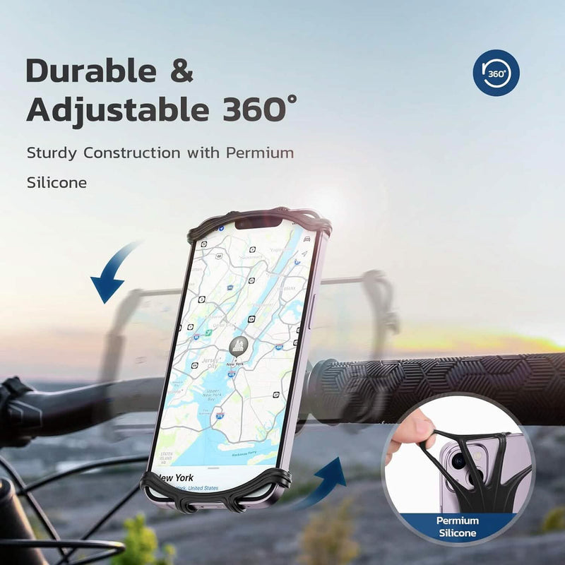 360° Rotatable Waterproof Bike Phone Mount Mobile Accessories - DailySale