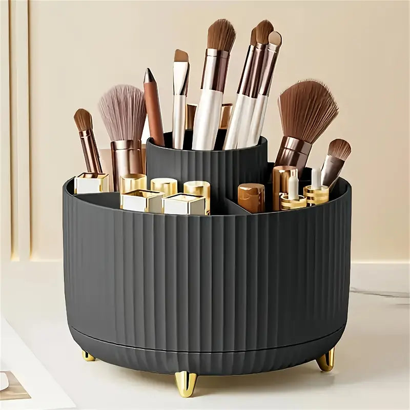 360° Rotating Makeup Organizer Holder for Brushes, Lipsticks, Skin Care & More Beauty & Personal Care - DailySale