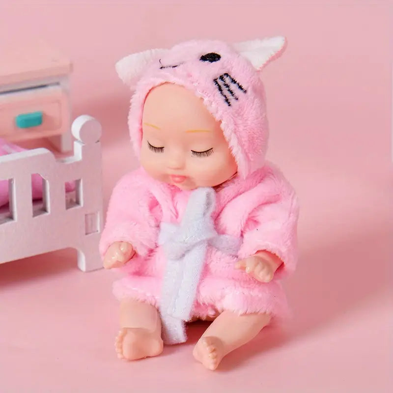 Sleep Simulative Rebirth Princess Dolls in Bathrobes