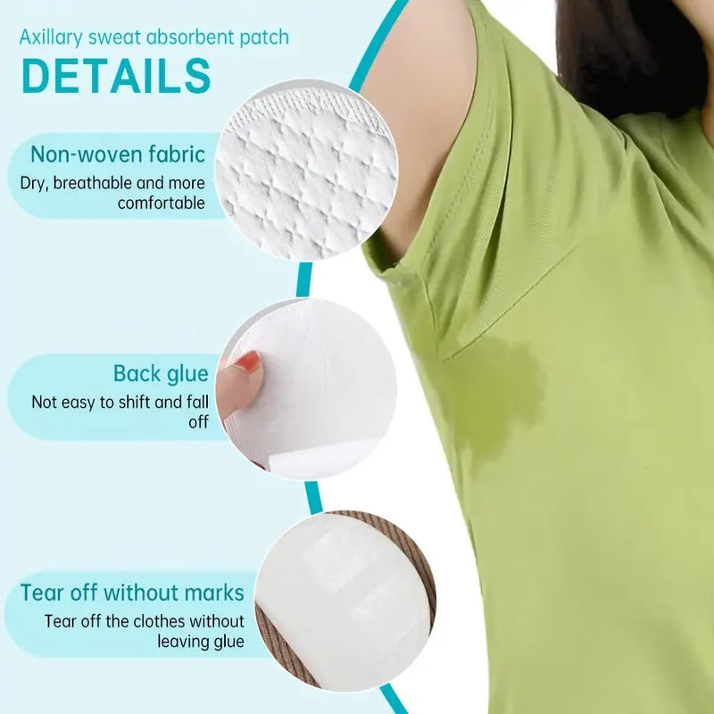 10-Pack: Disposable Underarm Sweat Pads