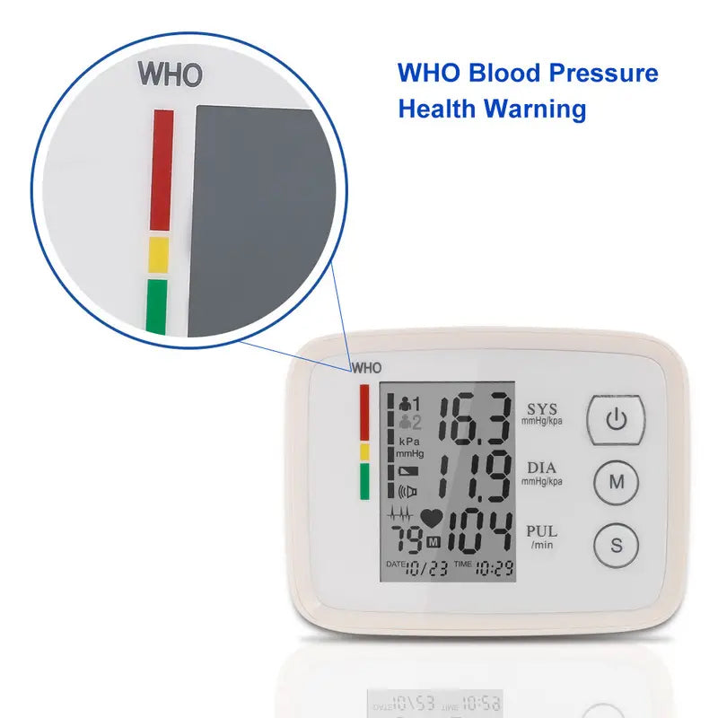 Automatic Upper Arm Blood Pressure Monitor with Heart Rate