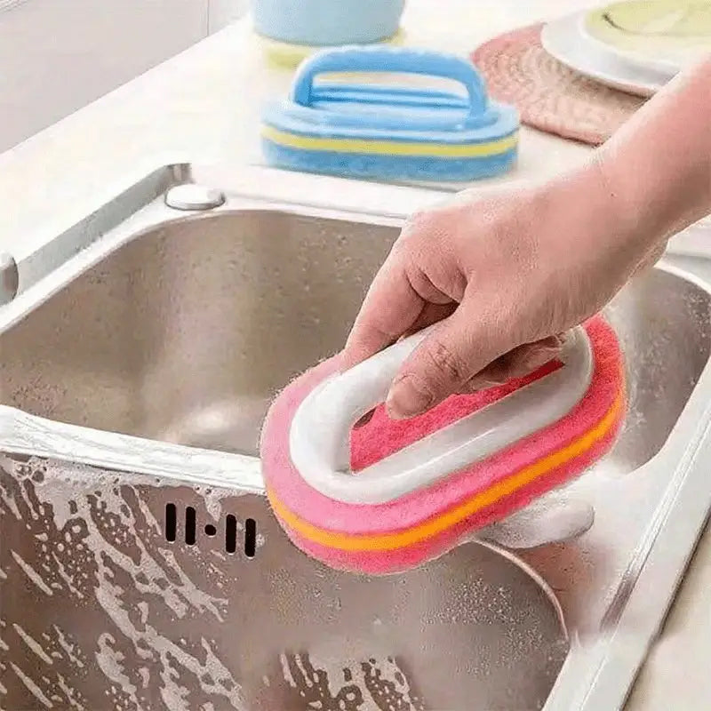 Magic Sponge for Effortless Cleaning - Scrubber for Kitchen & Bathroom