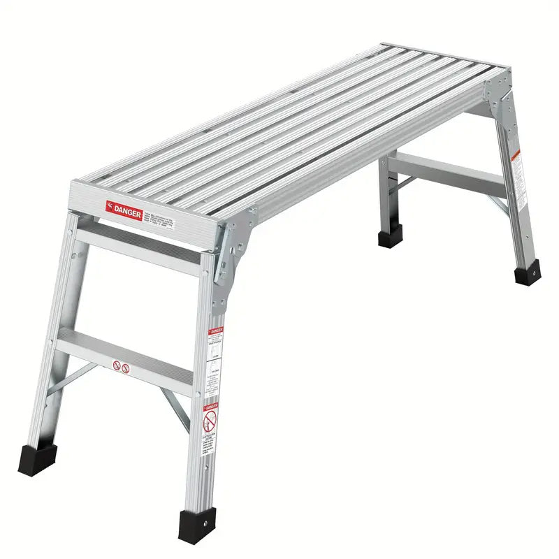 Portable Bench Folding Ladder Stool with Non-Slip Design