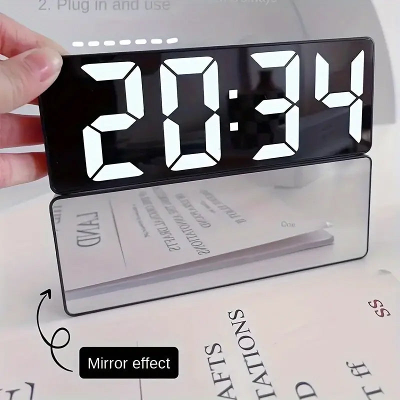 LED Digital Alarm Clock with Dual Alarms, Voice Control and more