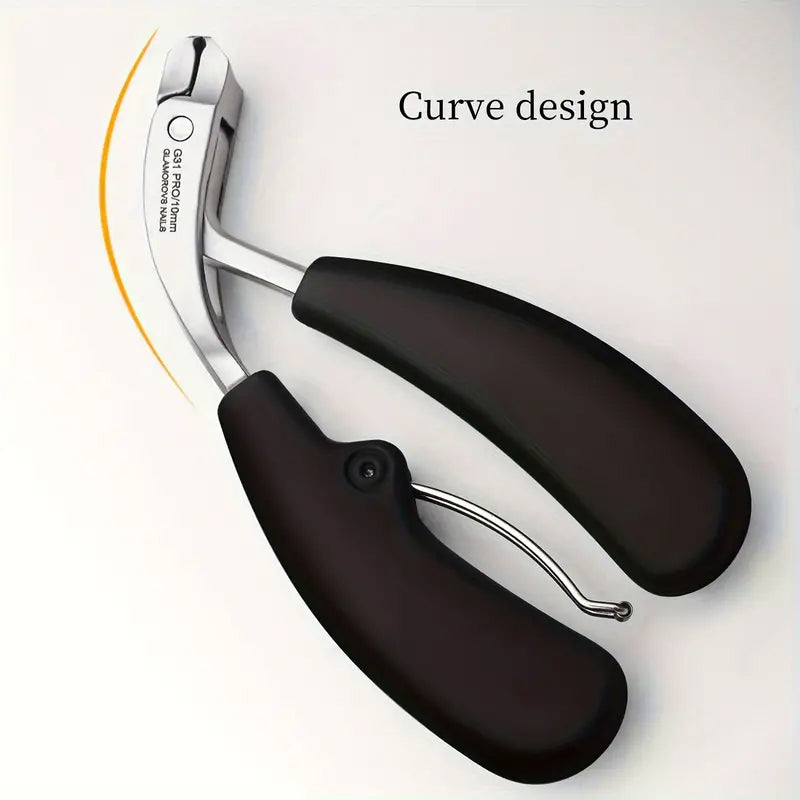 Modern Stainless Steel Nail Clipper with Concave Blade