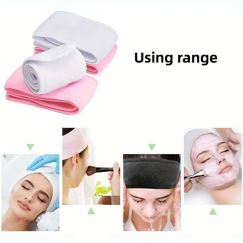 Women's Adjustable Hairband with Soft Non-Slip Headscarf Makeup Headwear