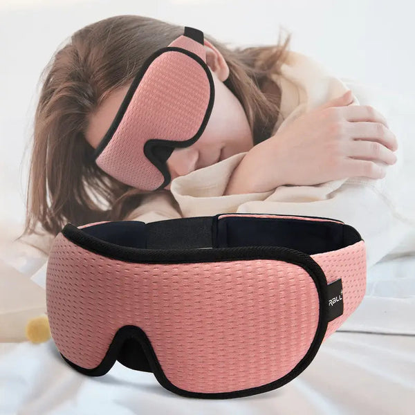 3D Sleeping Mask 100% Blackout Blindfold Sleep Mask Everything Else - DailySale