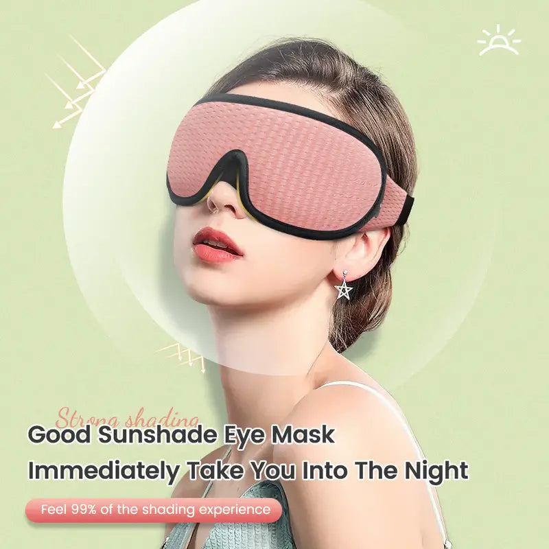 3D Sleeping Mask 100% Blackout Blindfold Sleep Mask Everything Else - DailySale