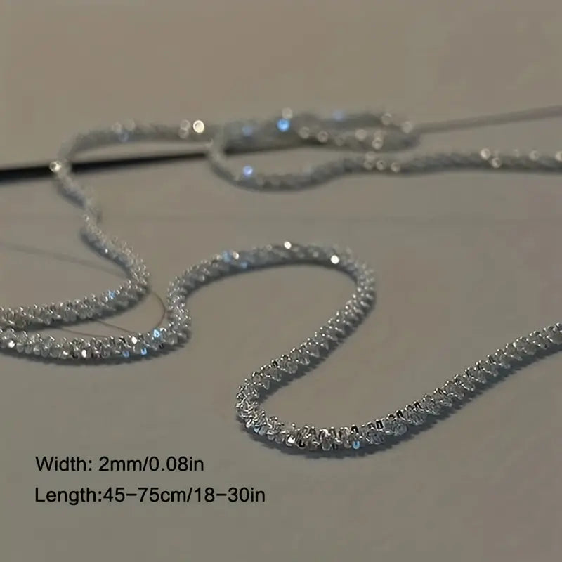 Cubic Zirconia Radiant Men & Women Sky Star Necklace