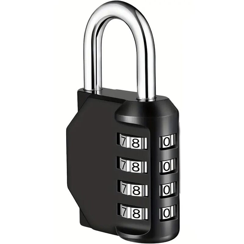 4-Digit Waterproof Zinc Alloy Combination Padlock Smart Home & Security - DailySale