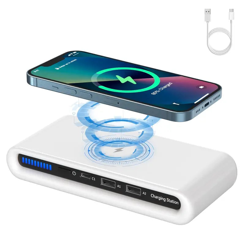 4-in-1 Charger 15W Portable Wireless Charger Mobile Accessories - DailySale