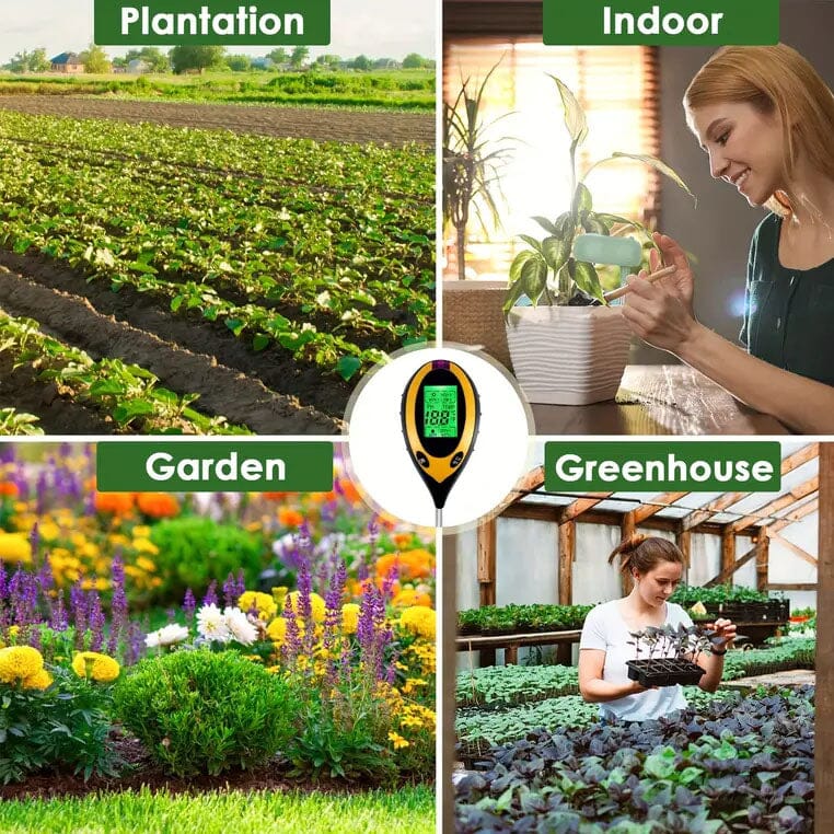 4-in-1 Digital Soil Moisture Meter Garden & Patio - DailySale