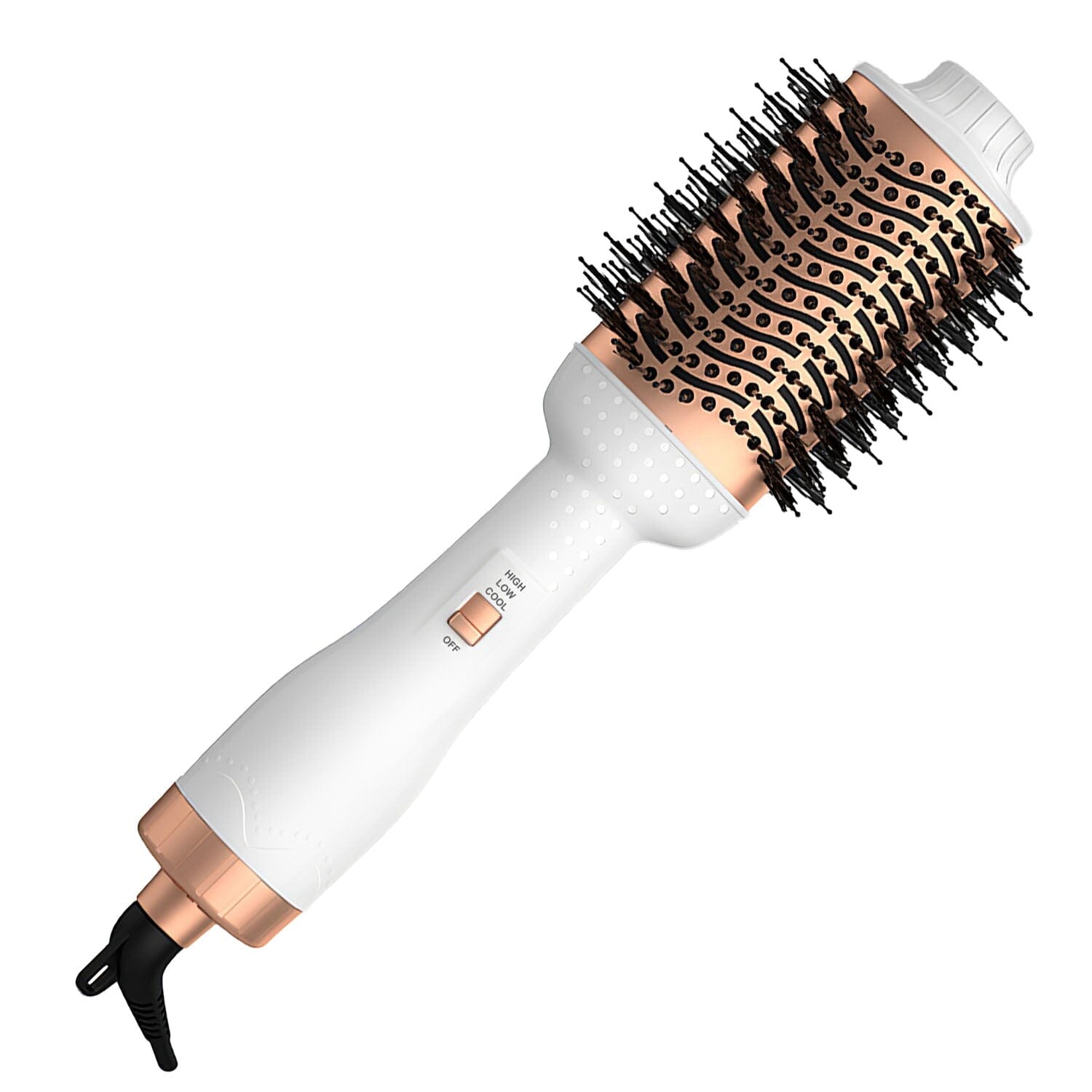 4-in-1 Hari Dryer Brush Curling Styler Volumizer Straightener Negative Ion Anti-Frizz Beauty & Personal Care White - DailySale