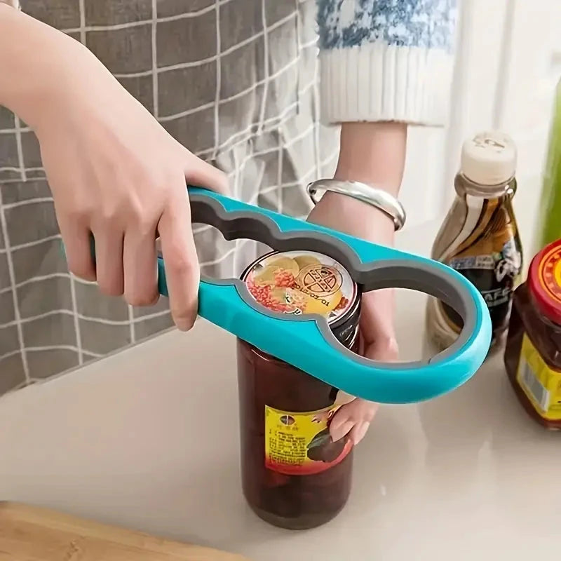 4-in-1 Multi-Purpose Can Opener with Non-Slip Grip Kitchen Tools & Gadgets - DailySale