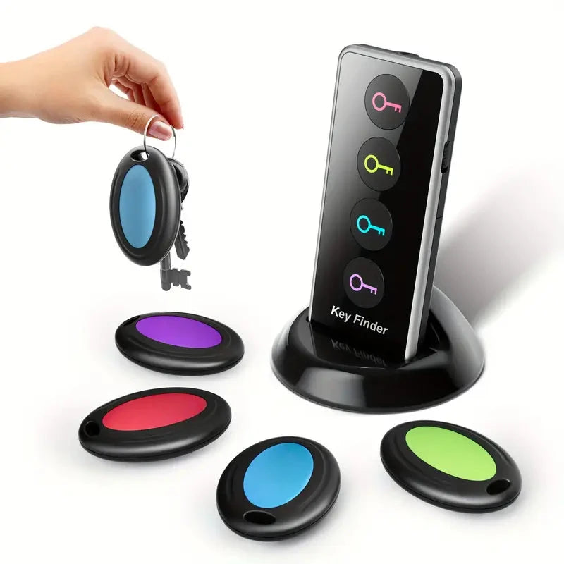 4-Key Finder with LED Flashlight: Locate Your Keys, Wallet, And Remote Control Effortlessly Everything Else - DailySale