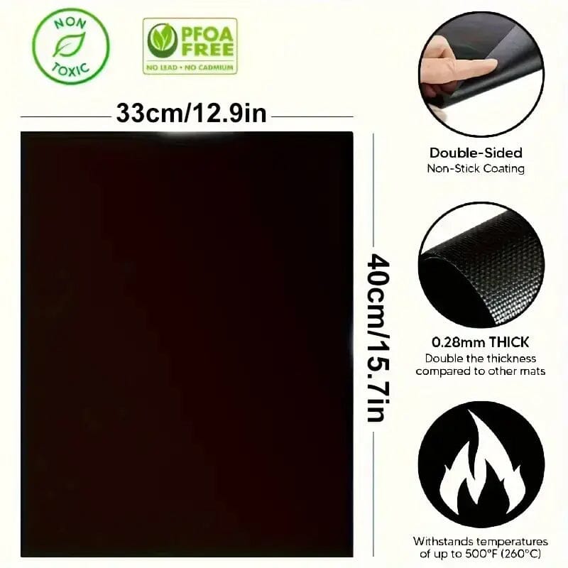 4-Pack: Non-Stick Reusable Oven Liners Kitchen Tools & Gadgets - DailySale