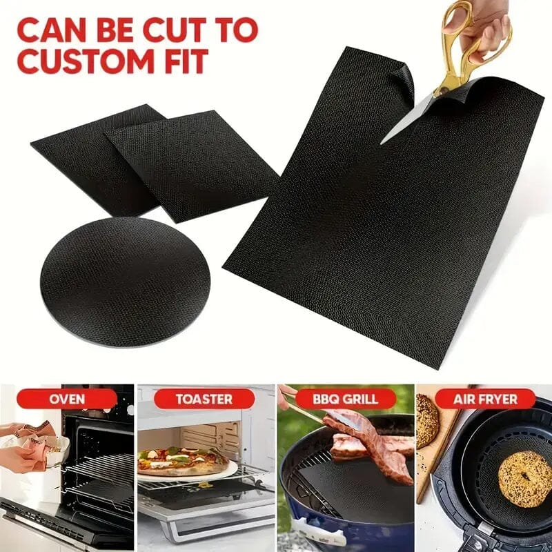 4-Pack: Non-Stick Reusable Oven Liners Kitchen Tools & Gadgets - DailySale