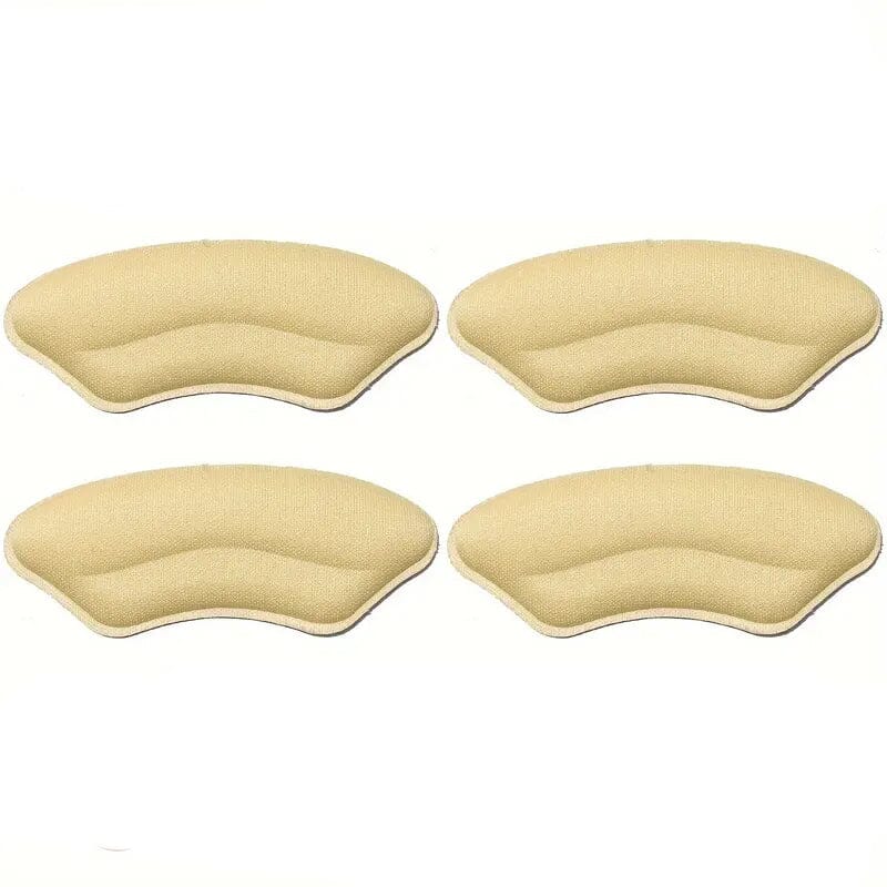 4-Pack: Self-Adhesive Heel Protectors Women's Shoes & Accessories Beige - DailySale