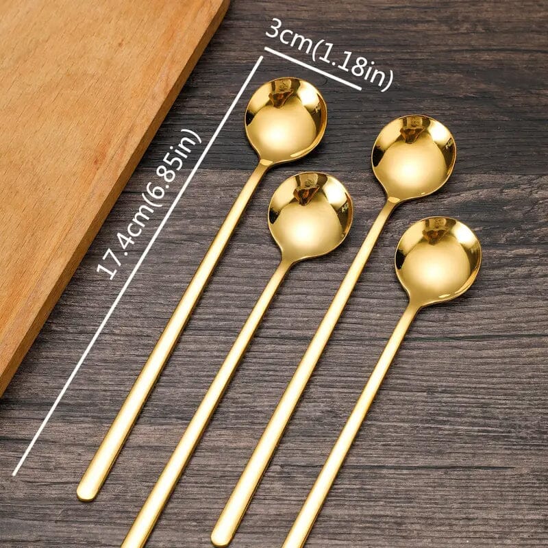 4-Piece: 6.85'' Coffee Espresso Spoons Kitchen Tools & Gadgets - DailySale