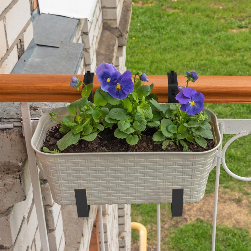 4-Piece: Adjustable Planter Box Brackets Garden & Patio - DailySale