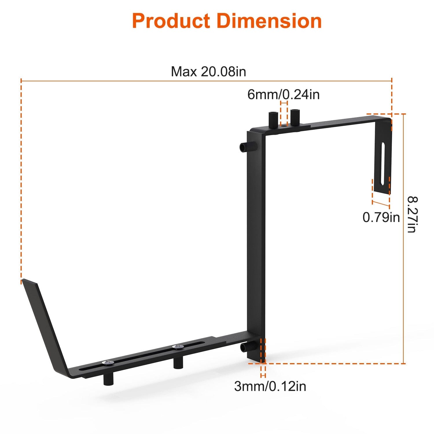 4-Piece: Adjustable Planter Box Brackets Garden & Patio - DailySale