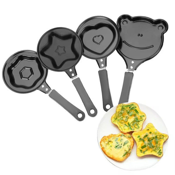 4-Piece Set: Breakfast Egg Omelet Pancake Flip Non-Stick Pan Kitchen Appliances - DailySale