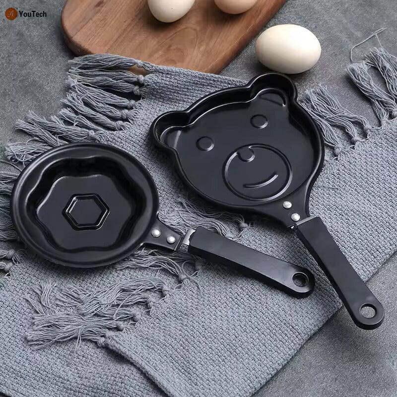 4-Piece Set: Breakfast Egg Omelet Pancake Flip Non-Stick Pan Kitchen Appliances - DailySale