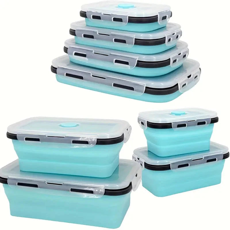 4-Piece Set: Plastic Food Storage Containers With Lids Kitchen Storage - DailySale