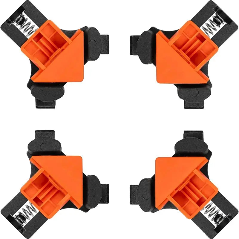 4-Piece Set: Precision 90 Degree Angle Clamps for Woodworking Home Improvement - DailySale