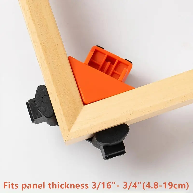 4-Piece Set: Precision 90 Degree Angle Clamps for Woodworking Home Improvement - DailySale