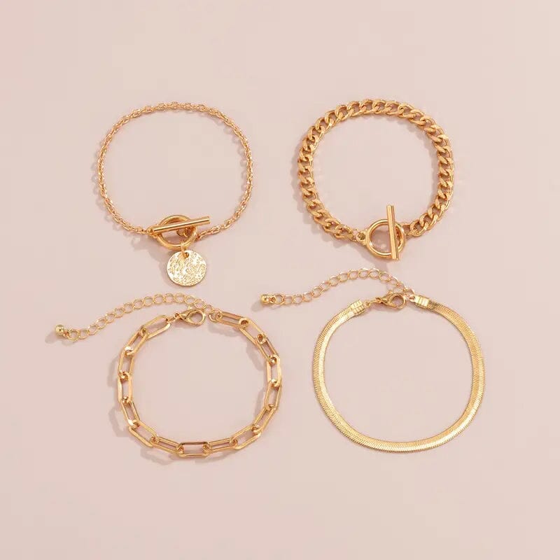 4-Piece Set: Women's Simple Fashion Bracelets Bracelets - DailySale