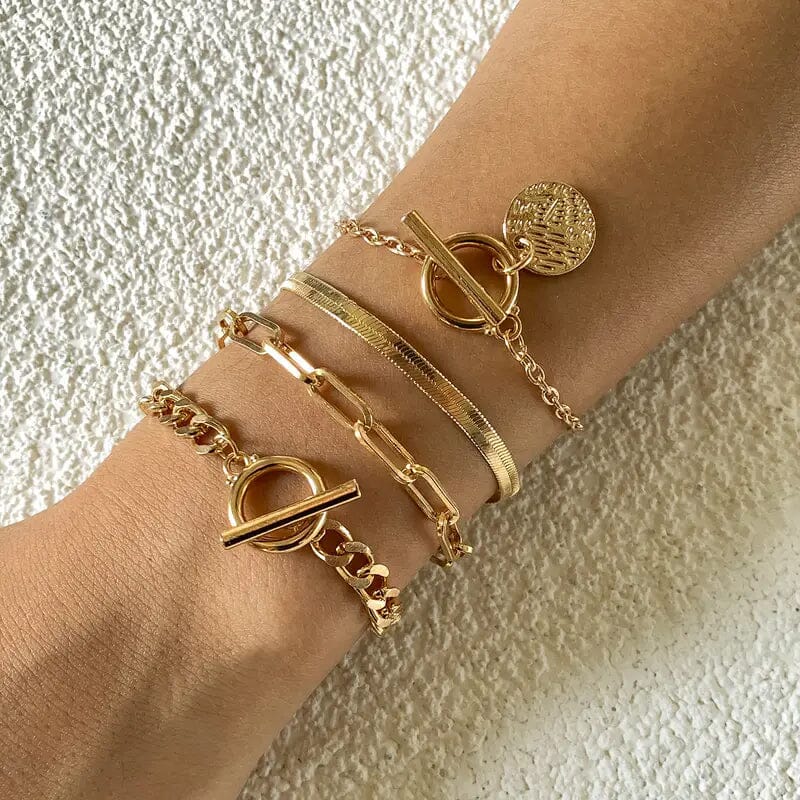 4-Piece Set: Women's Simple Fashion Bracelets Bracelets - DailySale