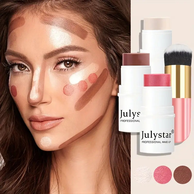 4-Pieces: Ultimate Cream Contour Kit - Seamless Blending Sticks with Highlighter, Blush & Bronzer Beauty & Personal Care - DailySale