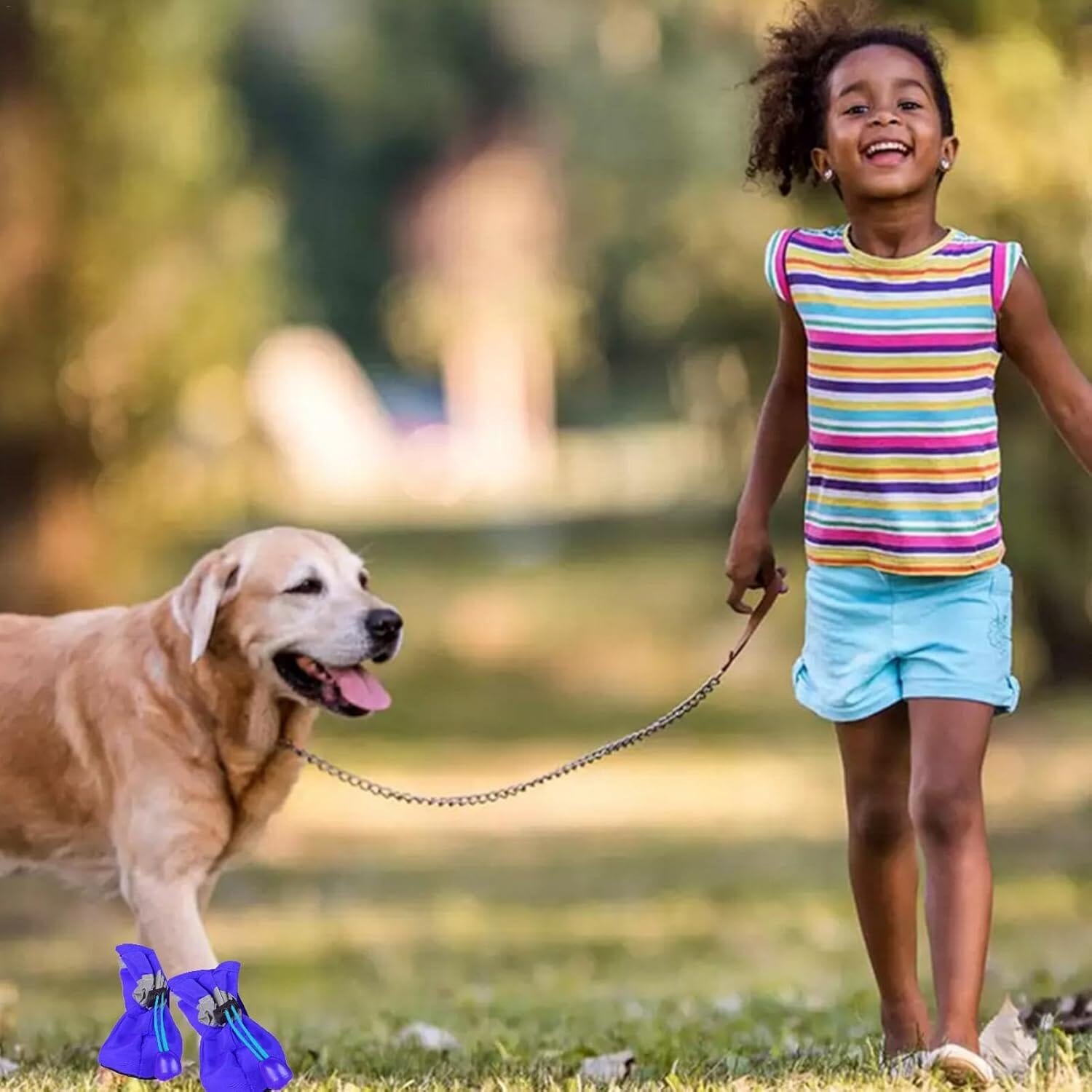 4-Pieces: Water-Resistant Dog Bootie Shoes Pet Supplies - DailySale