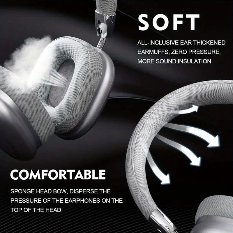 40-Hour Long-Lasting Wireless Noise-Cancelling Headphones Headphones - DailySale