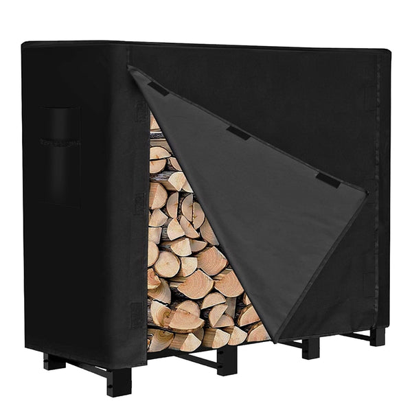 420D Oxford Fabric Firewood Rectangular Log Rack Cover Garden & Patio - DailySale