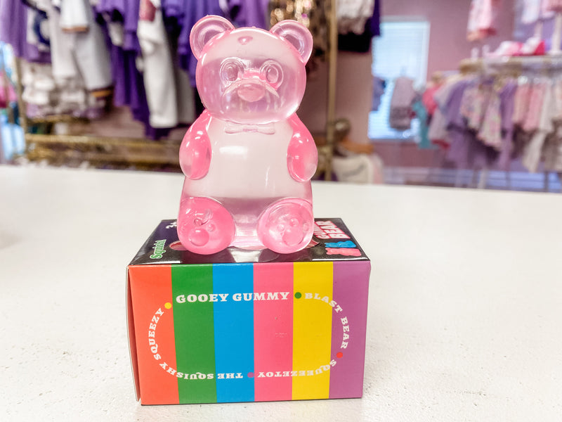 Gummy Bear Squish Sensory Toy | Slow Rise Squeeze Fidget Toy for Kids & Adults