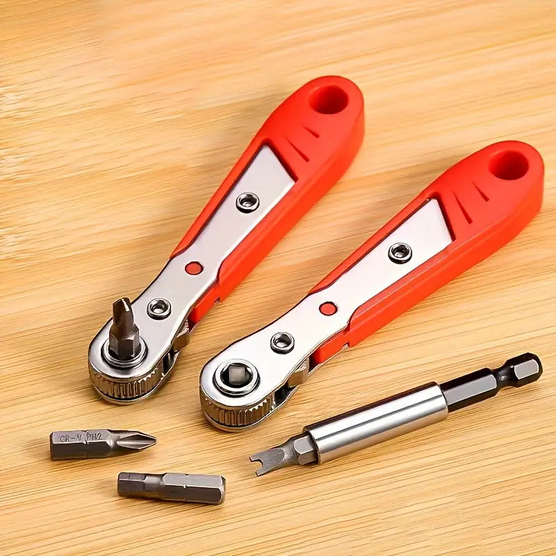 Ratchet Screwdriver Handles Narrow Spaces