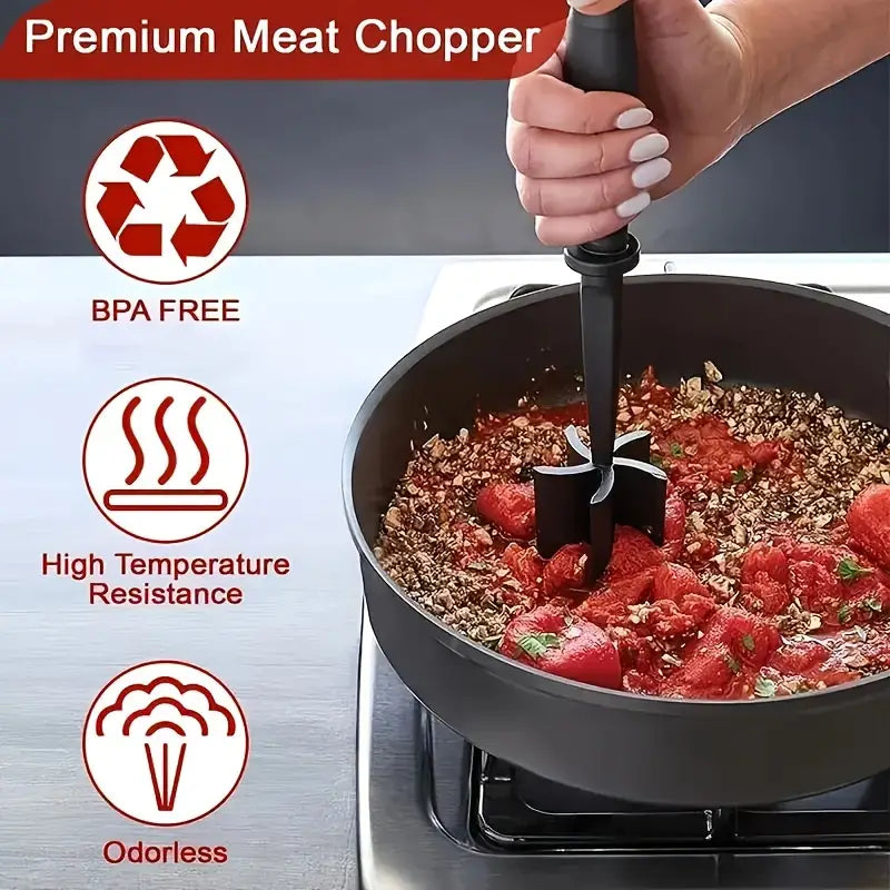 Meat Chopper Shredder, Heat Resistant Pulverizer