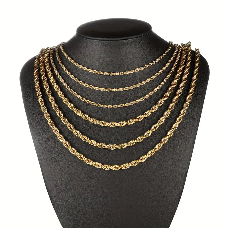 Unisex Rope Chain Necklace