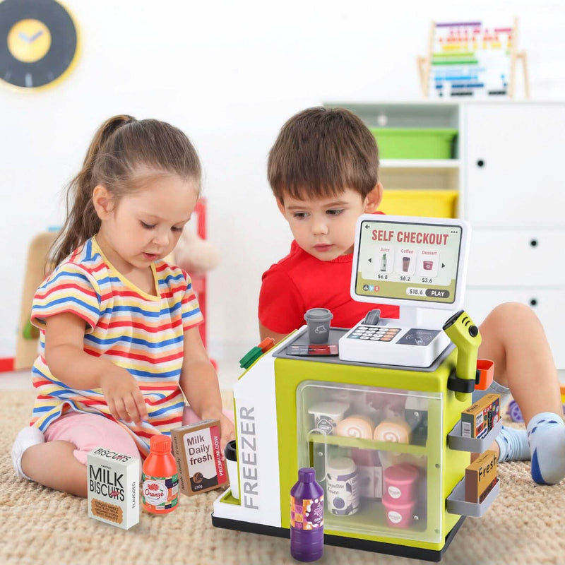 48-Piece: Pretend Cash Register Play Toy Set Toys & Games - DailySale
